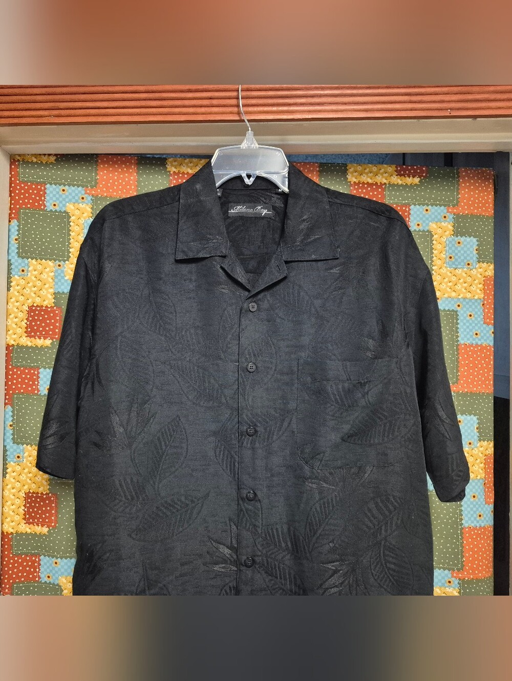 Milano Bay Black Short Sleeve Button Down Shirt